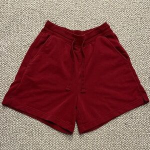 Old Navy Women's Athletic Burgundy Red Shorts